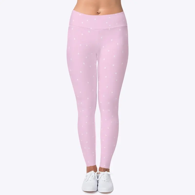 Pink stars leggings